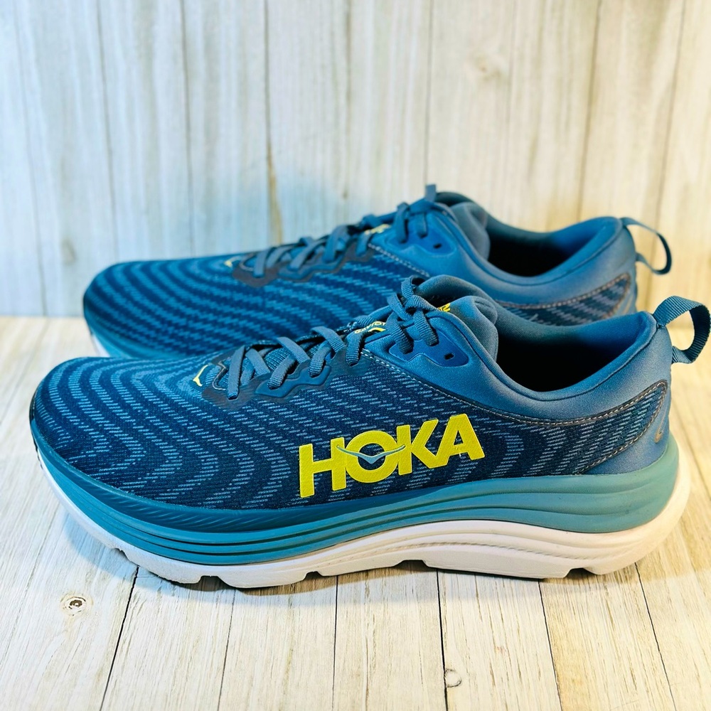 Hoka One One Gaviota 5 Bluesteel Men’s Size 14